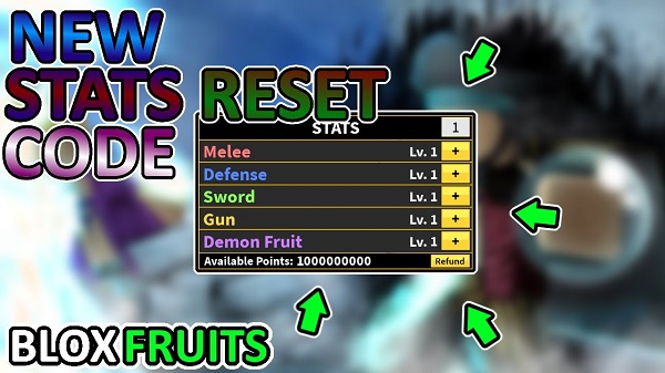 code roblox blox fruit reset chỉ số