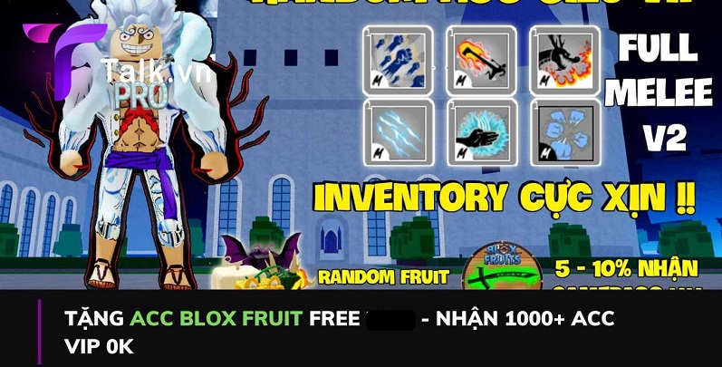 Random acc Blox Fruit 0k